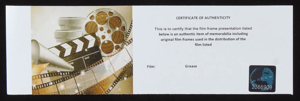 "Grease" LE 8x10 Custom Matted Original Film / Movie Cell Display at PristineAuction.com "Grease" LE 8x10 Custom Matted Original Film / Movie Cell Display at PristineAuction.com