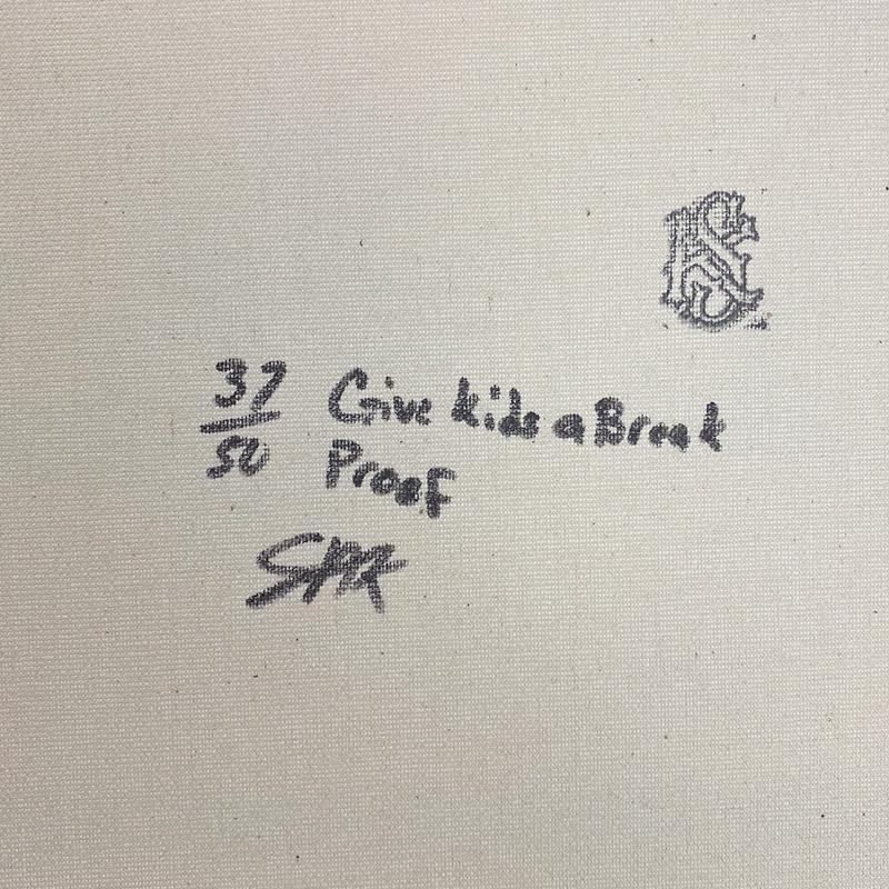 Steve Kaufman Signed "ESPRESSO" Limited Edition 25x25 Hand Pulled Silkscreen Mixed Media on Canvas at PristineAuction.com Steve Kaufman Signed "ESPRESSO" Limited Edition 25x25 Hand Pulled Silkscreen Mixed Media on Canvas at PristineAuction.com