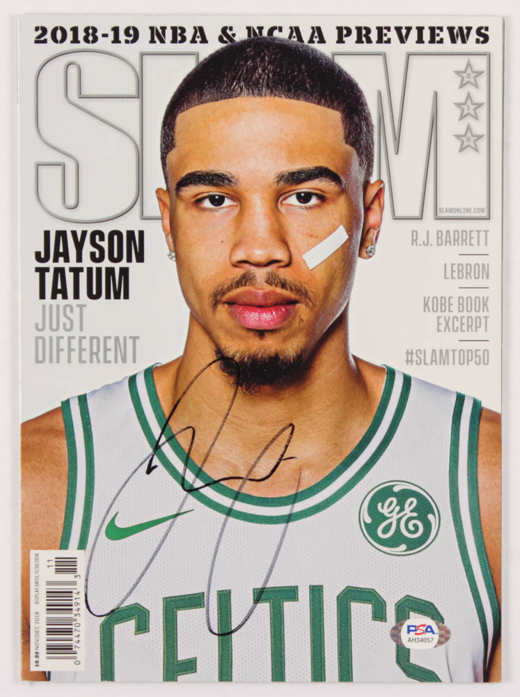 Jayson Tatum Signed 2018 SLAM Magazine (PSA COA) at PristineAuction.com Jayson Tatum Signed 2018 SLAM Magazine (PSA COA) at PristineAuction.com