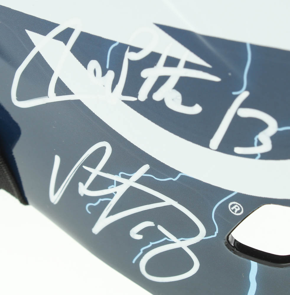 2019-20 Lightning Full-Size Goalie Mask Team-Signed by (17) with Andrei Vasilevskiy, Victor Hedman, Brayden Point (JSA ALOA) at PristineAuction.com 2019-20 Lightning Full-Size Goalie Mask Team-Signed by (17) with Andrei Vasilevskiy, Victor Hedman, Brayden Point (JSA ALOA) at PristineAuction.com