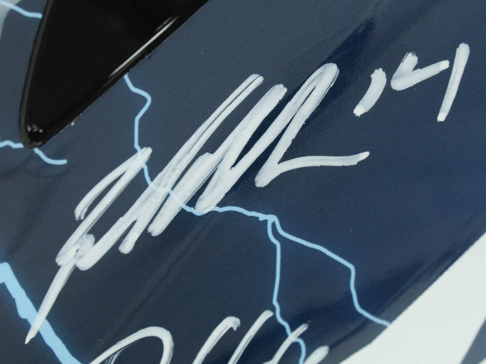 2019-20 Lightning Full-Size Goalie Mask Team-Signed by (17) with Andrei Vasilevskiy, Victor Hedman, Brayden Point (JSA ALOA) at PristineAuction.com 2019-20 Lightning Full-Size Goalie Mask Team-Signed by (17) with Andrei Vasilevskiy, Victor Hedman, Brayden Point (JSA ALOA) at PristineAuction.com