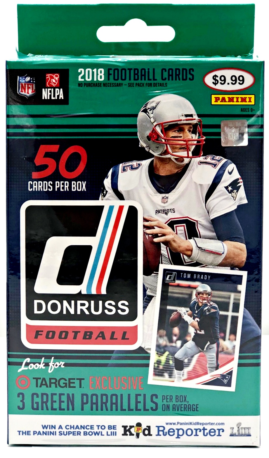 2018 Panini Donruss Football Hanger Box with (50) Cards at PristineAuction.com 2018 Panini Donruss Football Hanger Box with (50) Cards at PristineAuction.com
