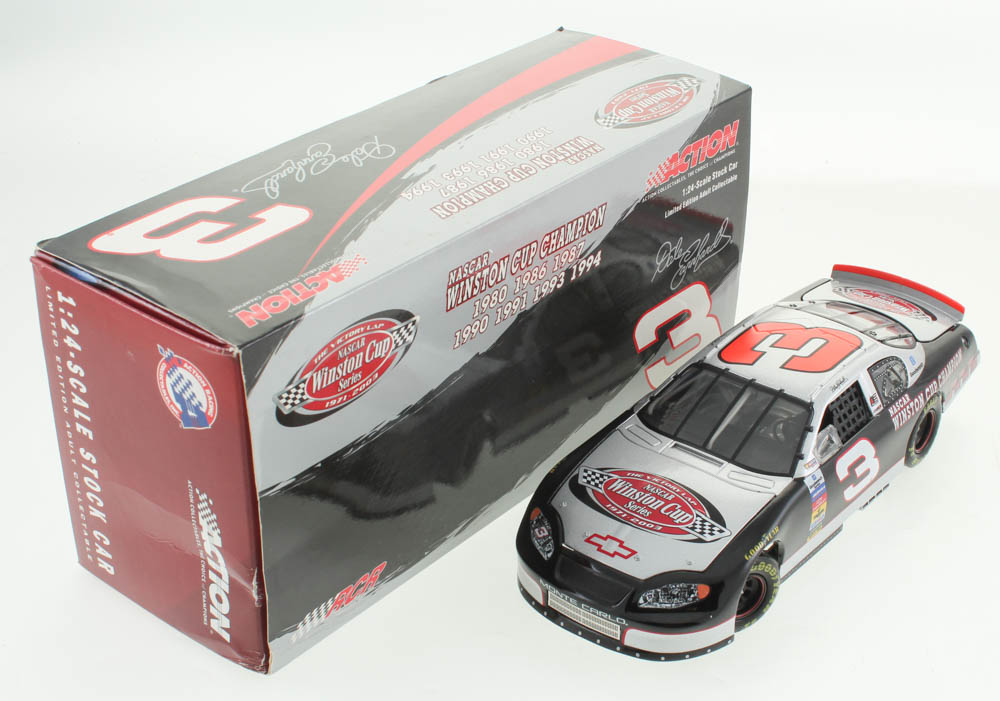 Dale Earnhardt LE #3 The Victory Lap / 7x Champion 2003 Monte Carlo 1:24 Scale Stock Car at PristineAuction.com Dale Earnhardt LE #3 The Victory Lap / 7x Champion 2003 Monte Carlo 1:24 Scale Stock Car at PristineAuction.com