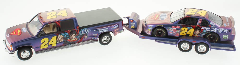 Jeff Gordon Superman – Ensemble Voiture Et Show Trailer 1/24 Brookfield 1999