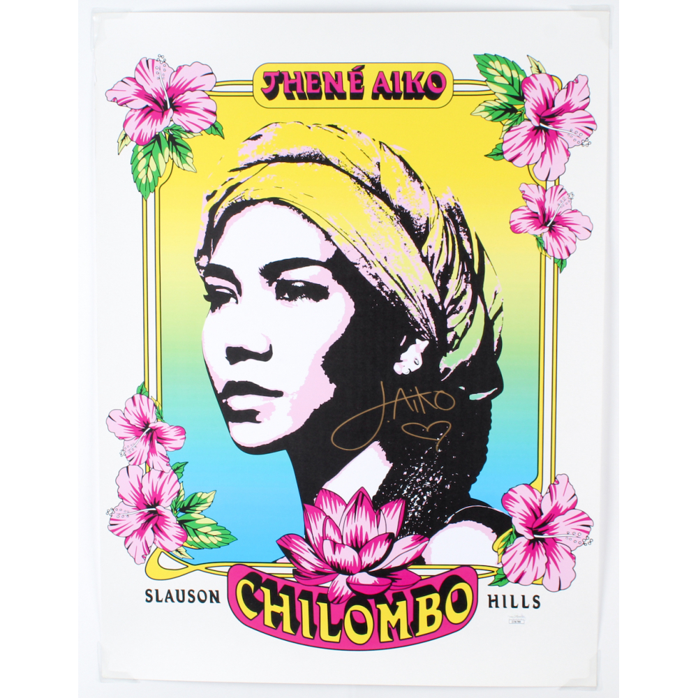 Jhene Aiko Signed 18x24 Poster (JSA COA) | Pristine Auction