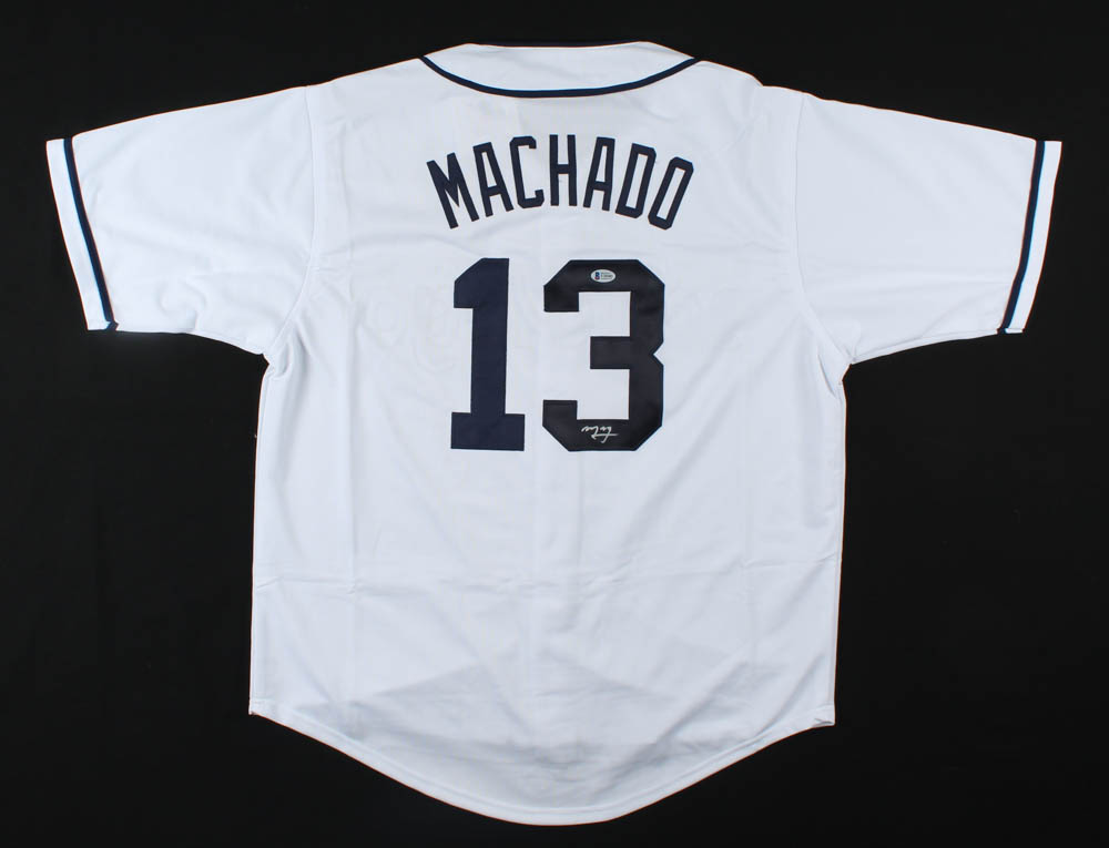 Manny Machado Signed Jersey (Beckett) at PristineAuction.com Manny Machado Signed Jersey (Beckett) at PristineAuction.com