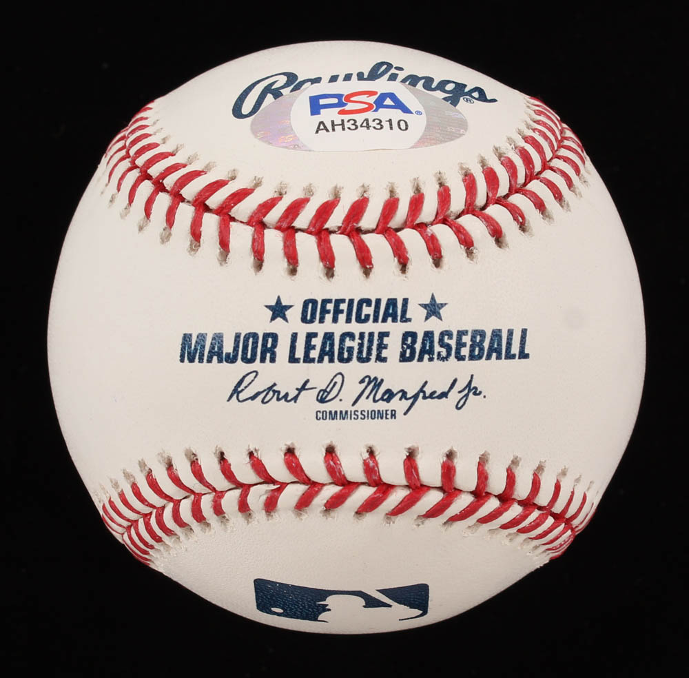 Mike Trout Signed OML Baseball (PSA COA) at PristineAuction.com Mike Trout Signed OML Baseball (PSA COA) at PristineAuction.com