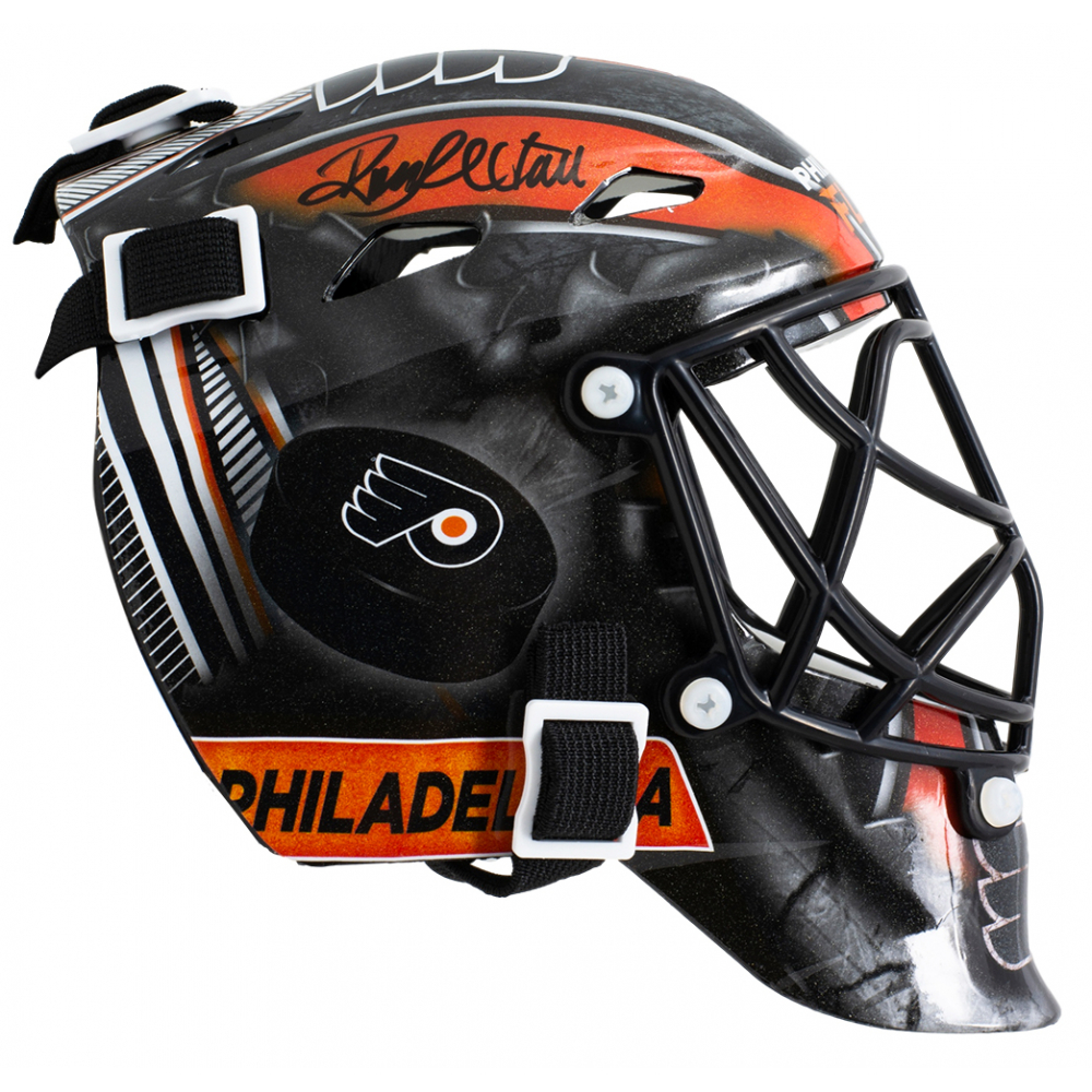 Ron Hextall Signed Flyers Mini Goalie Mask (JSA COA) Pristine Auction