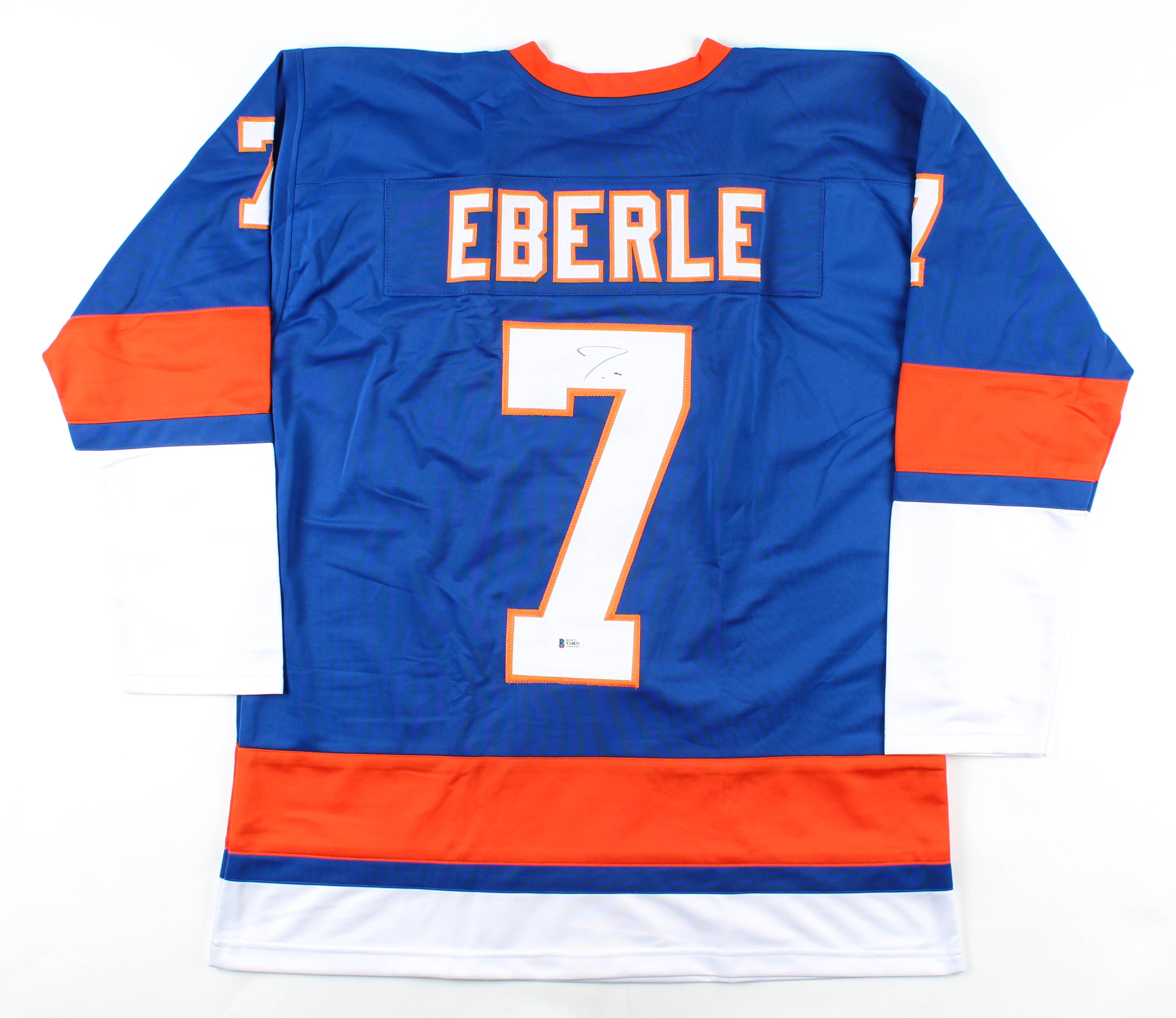 Jordan Eberle Signed Jersey (Beckett COA) at PristineAuction.com Jordan Eberle Signed Jersey (Beckett COA) at PristineAuction.com