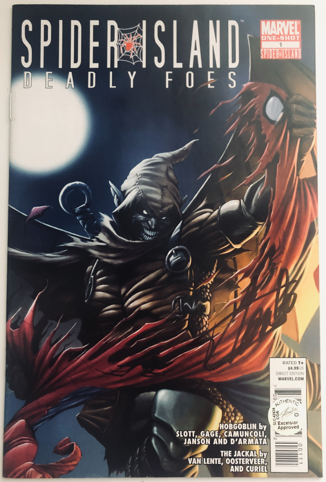 Stan Lee Signed 2011 "Spider-Island Deadly Foes" One-Shot Marvel Comic Book (Lee COA) at PristineAuction.com Stan Lee Signed 2011 "Spider-Island Deadly Foes" One-Shot Marvel Comic Book (Lee COA) at PristineAuction.com