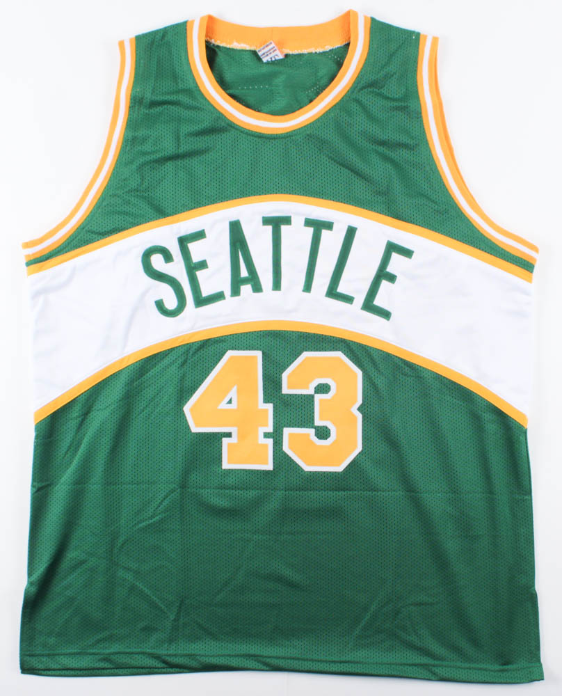 Jack Sikma Signed Jersey Inscribed "HOF 19" (Schwartz COA) at PristineAuction.com Jack Sikma Signed Jersey Inscribed "HOF 19" (Schwartz COA) at PristineAuction.com