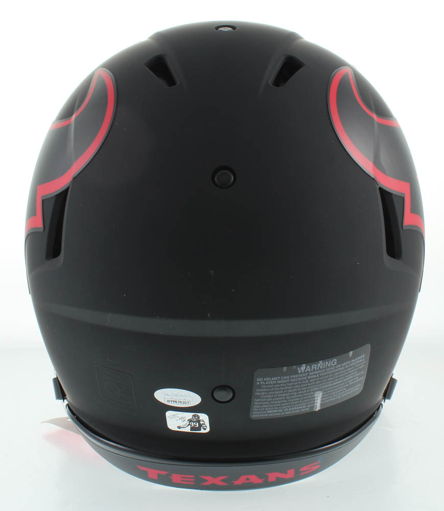 JJ Watt Signed Texans Full-Size Authentic On-Field Eclipse Alternate Speed Helmet (JSA COA & Watt Hologram) at PristineAuction.com JJ Watt Signed Texans Full-Size Authentic On-Field Eclipse Alternate Speed Helmet (JSA COA & Watt Hologram) at PristineAuction.com