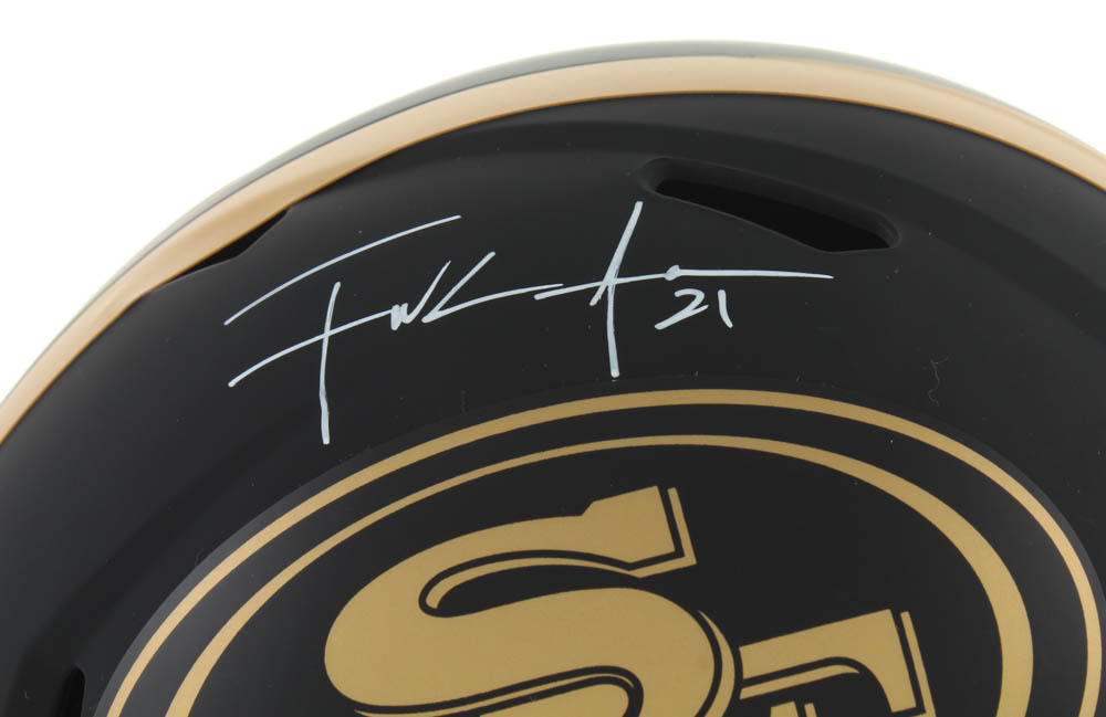 Frank Gore Signed 49ers Full-Size Eclipse Alternate Speed Helmet (Schwartz) at PristineAuction.com Frank Gore Signed 49ers Full-Size Eclipse Alternate Speed Helmet (Schwartz) at PristineAuction.com