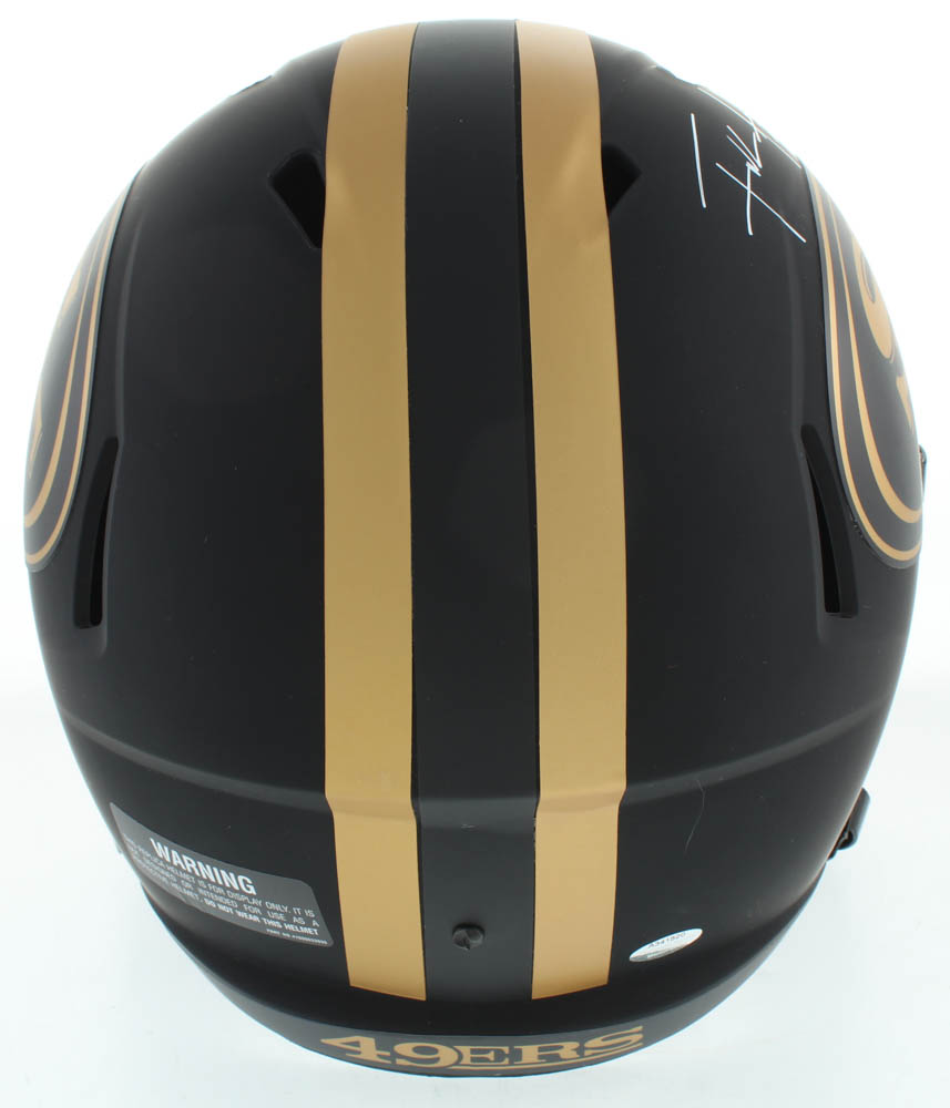 Frank Gore Signed 49ers Full-Size Eclipse Alternate Speed Helmet (Schwartz) at PristineAuction.com Frank Gore Signed 49ers Full-Size Eclipse Alternate Speed Helmet (Schwartz) at PristineAuction.com