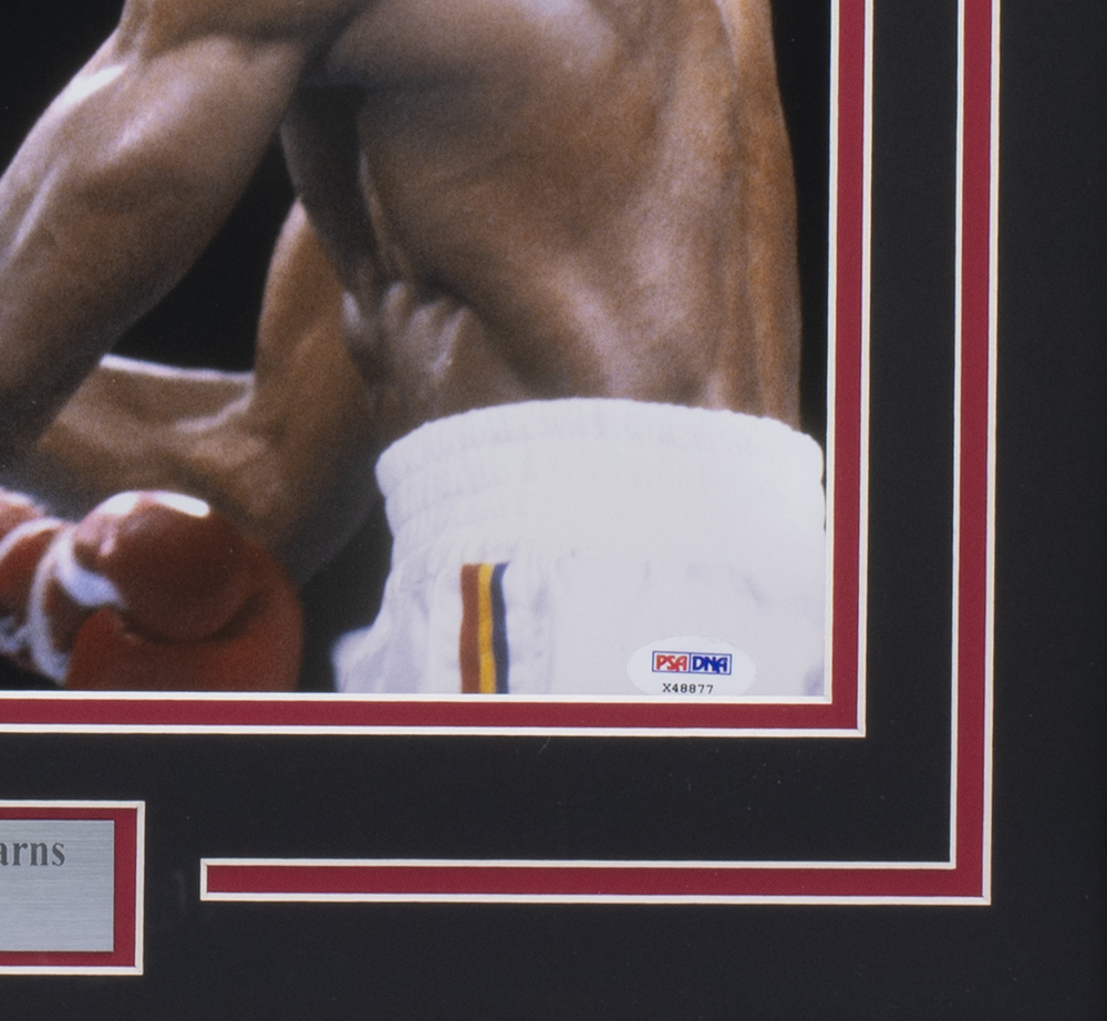 Thomas "Hitman" Hearns & Sugar Ray Leonard Signed 22x27 Custom Framed Photo Display (PSA COA) at PristineAuction.com Thomas "Hitman" Hearns & Sugar Ray Leonard Signed 22x27 Custom Framed Photo Display (PSA COA) at PristineAuction.com