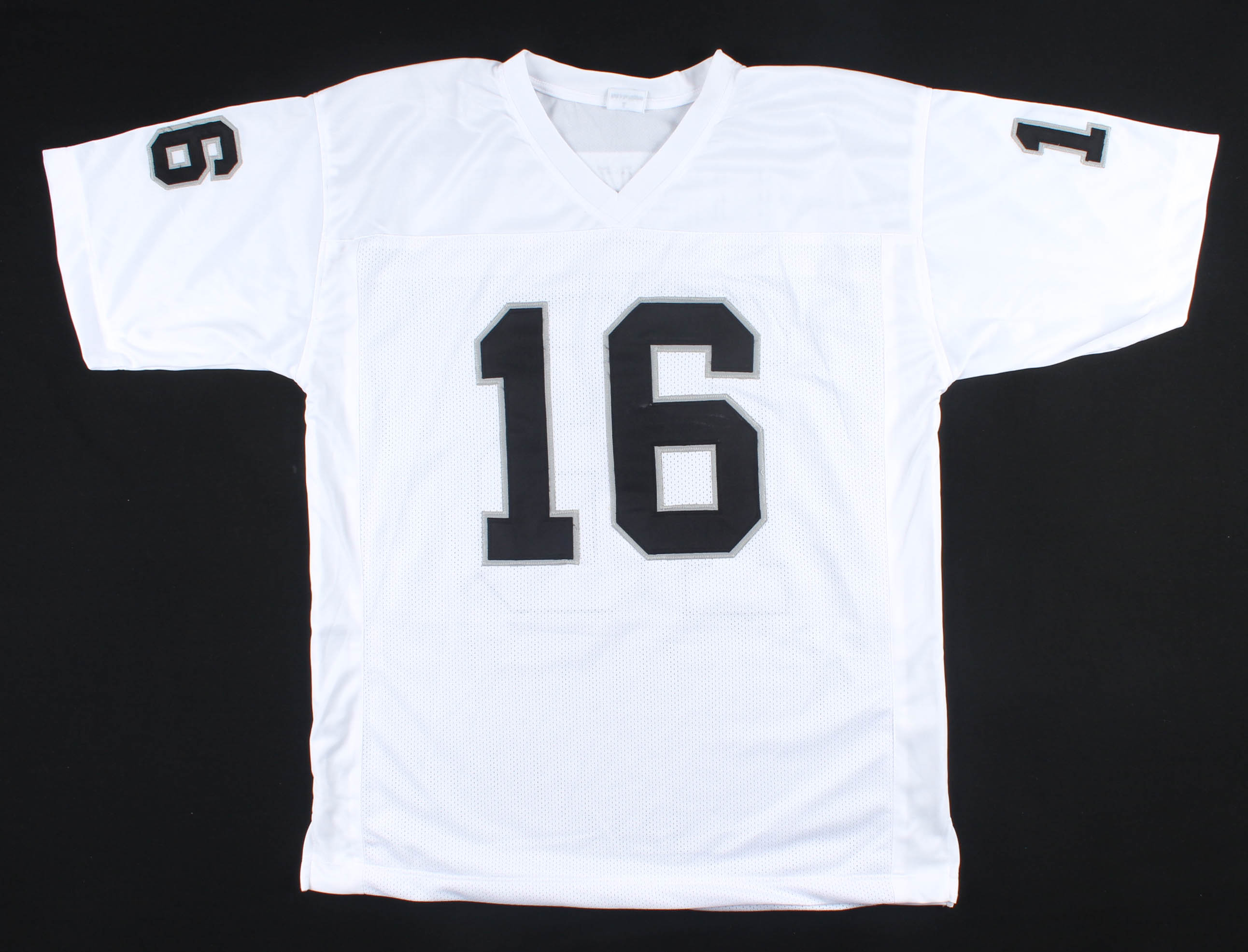 Jim Plunkett Signed Jersey Inscribed "SB XV MVP" (JSA COA) at PristineAuction.com Jim Plunkett Signed Jersey Inscribed "SB XV MVP" (JSA COA) at PristineAuction.com