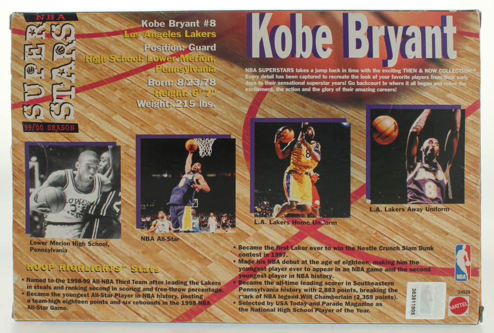 Kobe Bryant Lakers "Superstars" Set of (4) Factory Sealed Figures at PristineAuction.com Kobe Bryant Lakers "Superstars" Set of (4) Factory Sealed Figures at PristineAuction.com