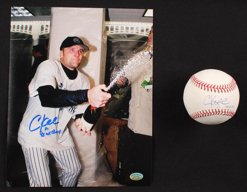 Lot of (2) Chuck Knoblauch Signed Items with Yankees 8x10 Photo & OML Baseball Inscribed "4x WS Champ" & "91 ROY" (PSA COA & Stacks of Plaques COA) at PristineAuction.com Lot of (2) Chuck Knoblauch Signed Items with Yankees 8x10 Photo & OML Baseball Inscribed "4x WS Champ" & "91 ROY" (PSA COA & Stacks of Plaques COA) at PristineAuction.com