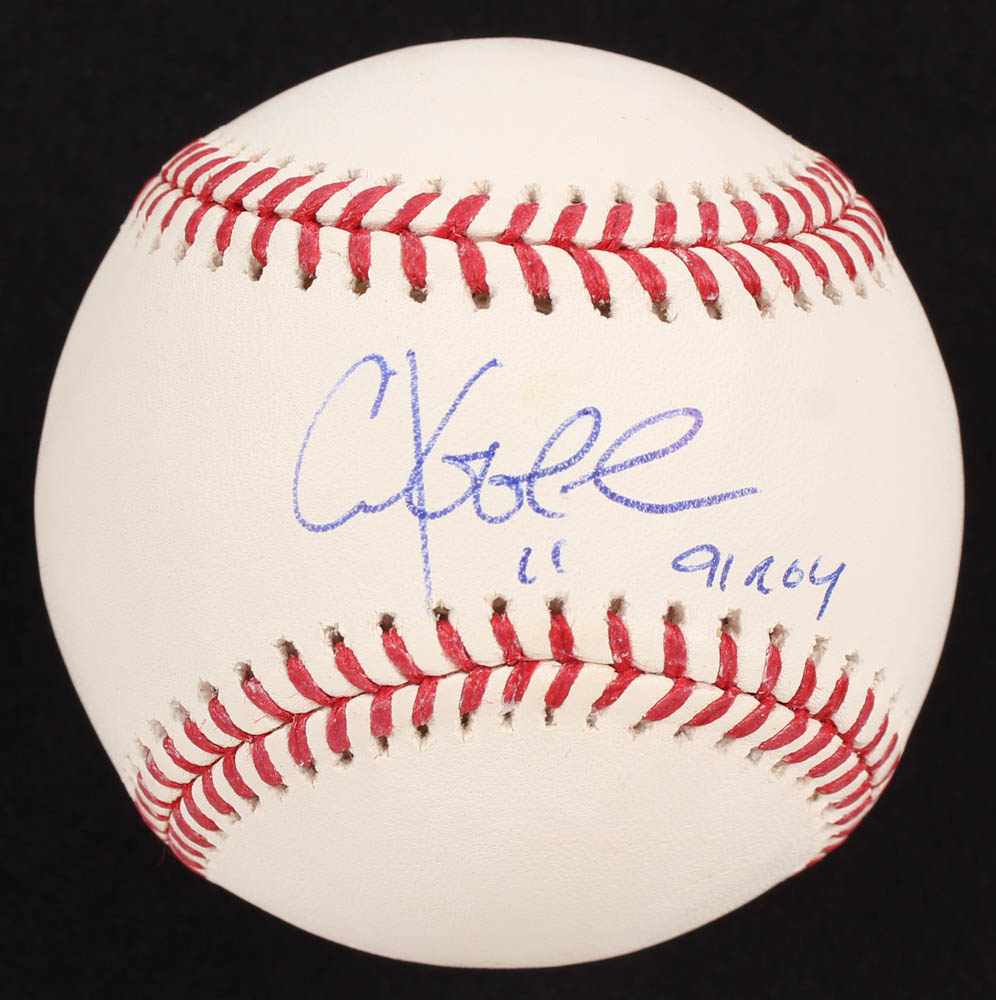 Lot of (2) Chuck Knoblauch Signed Items with Yankees 8x10 Photo & OML Baseball Inscribed "4x WS Champ" & "91 ROY" (PSA COA & Stacks of Plaques COA) at PristineAuction.com Lot of (2) Chuck Knoblauch Signed Items with Yankees 8x10 Photo & OML Baseball Inscribed "4x WS Champ" & "91 ROY" (PSA COA & Stacks of Plaques COA) at PristineAuction.com