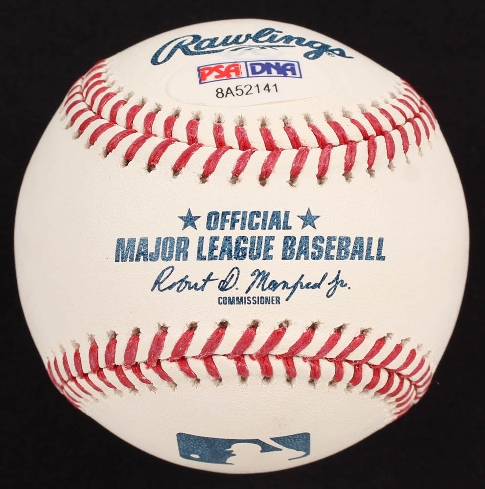 Lot of (2) Chuck Knoblauch Signed Items with Yankees 8x10 Photo & OML Baseball Inscribed "4x WS Champ" & "91 ROY" (PSA COA & Stacks of Plaques COA) at PristineAuction.com Lot of (2) Chuck Knoblauch Signed Items with Yankees 8x10 Photo & OML Baseball Inscribed "4x WS Champ" & "91 ROY" (PSA COA & Stacks of Plaques COA) at PristineAuction.com