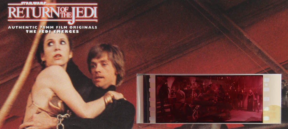 "Star Wars: Return of the Jedi" LE The Jedi Emerges Special Edition Original Authentic 70MM Film Cel at PristineAuction.com "Star Wars: Return of the Jedi" LE The Jedi Emerges Special Edition Original Authentic 70MM Film Cel at PristineAuction.com