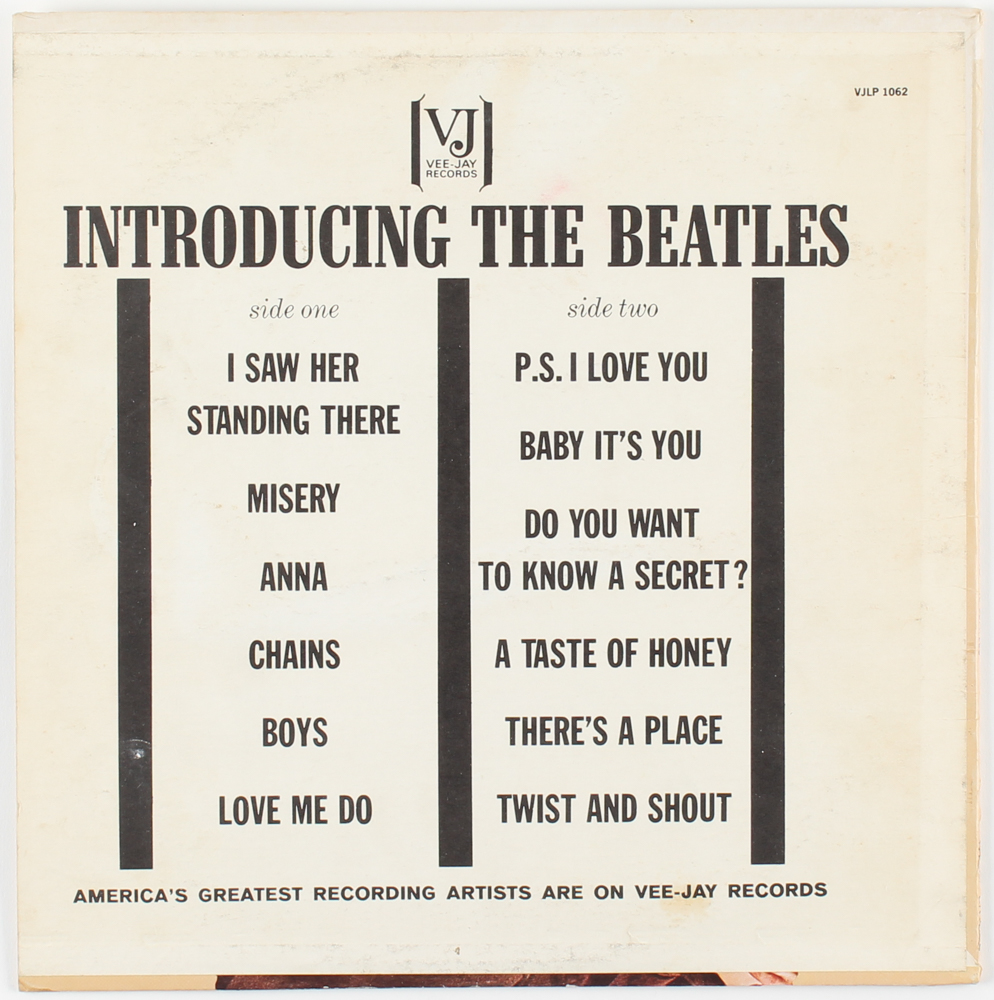 Vintage The Beatles "Introducing... The Beatles" Vinyl Record Album at PristineAuction.com Vintage The Beatles "Introducing... The Beatles" Vinyl Record Album at PristineAuction.com