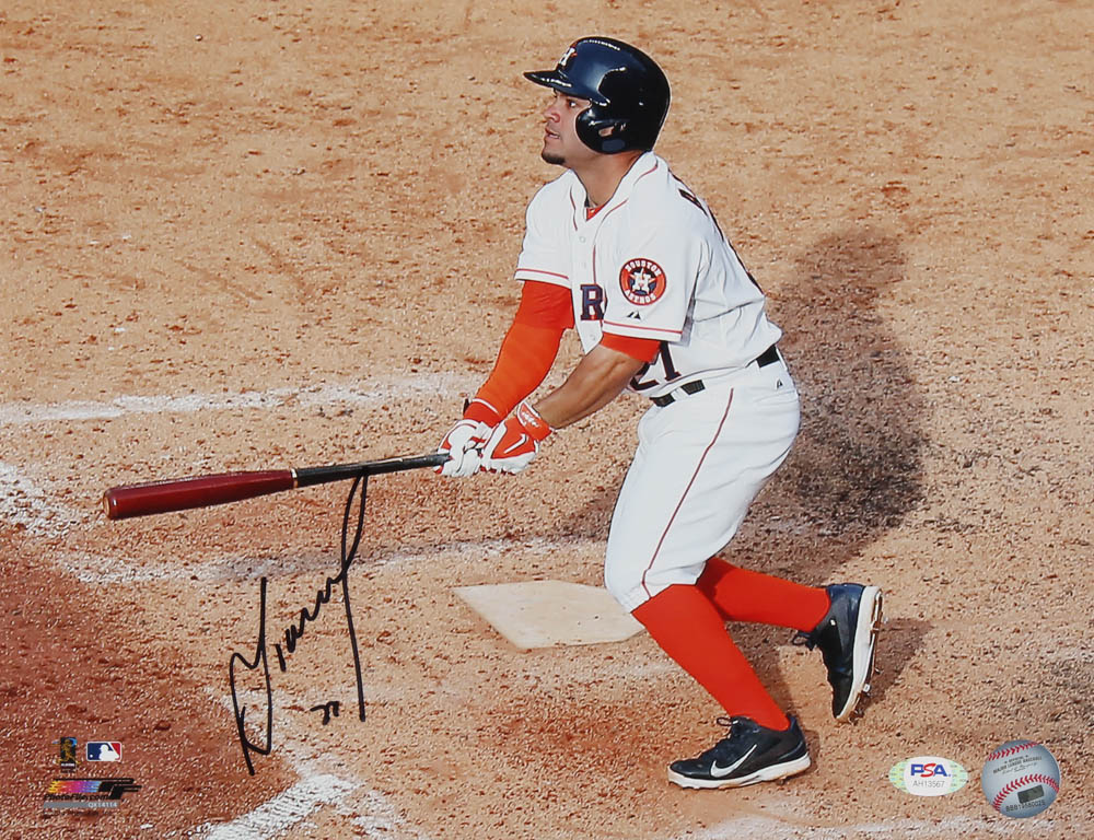 Jose Altuve Signed Astros 11x14 Photo (PSA COA) at PristineAuction.com Jose Altuve Signed Astros 11x14 Photo (PSA COA) at PristineAuction.com