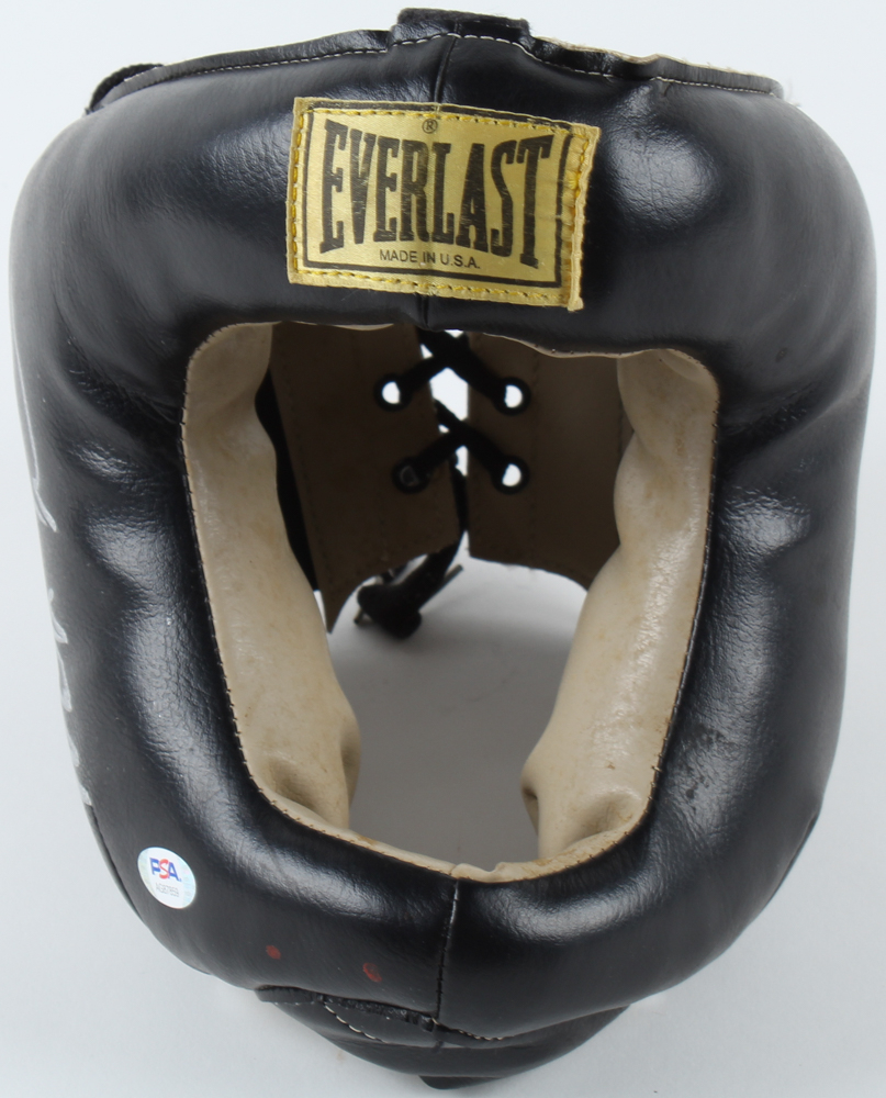 Mike Tyson Signed Everlast Vintage Leather Head Gear (PSA COA