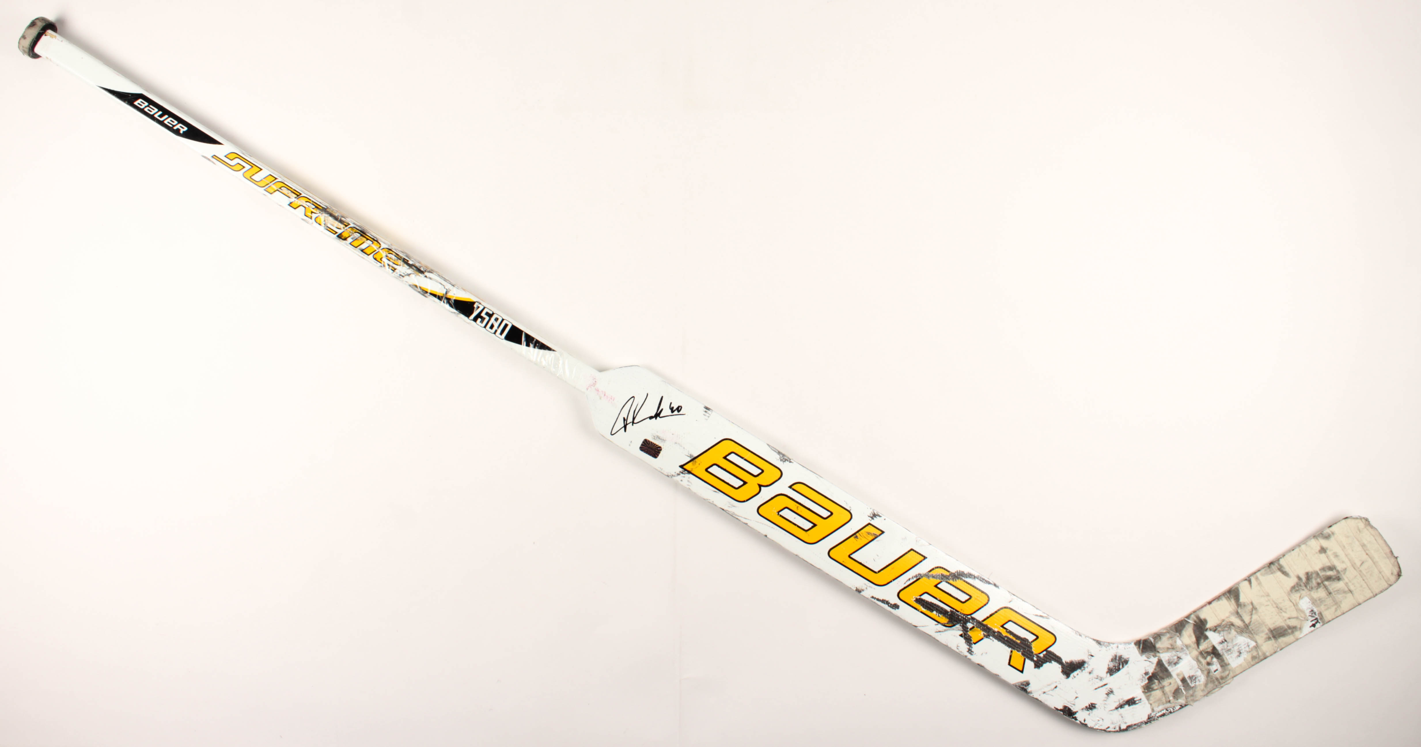 Tuukka Rask Signed Game-Used Bauer Goalie Stick (Rask COA) at PristineAuction.com Tuukka Rask Signed Game-Used Bauer Goalie Stick (Rask COA) at PristineAuction.com