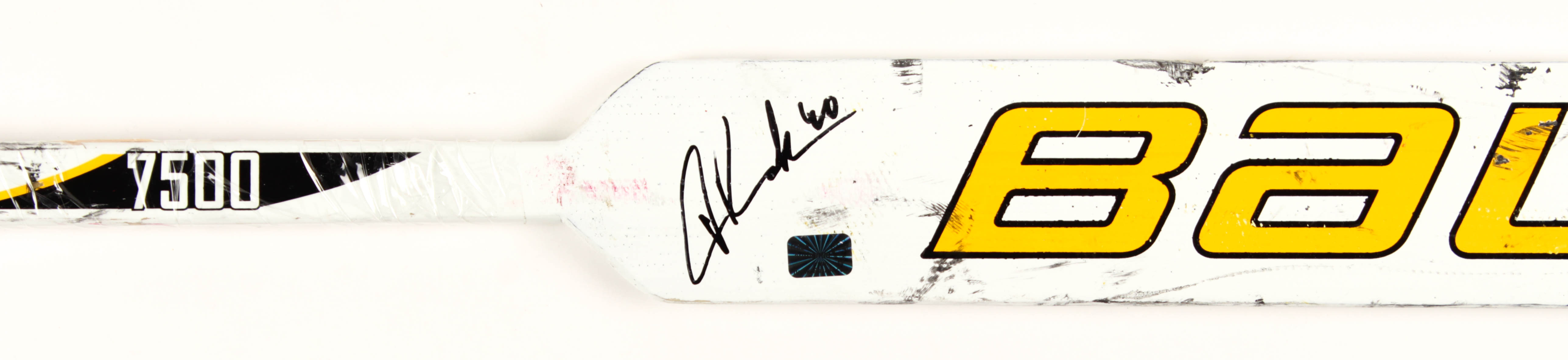 Tuukka Rask Signed Game-Used Bauer Goalie Stick (Rask COA) at PristineAuction.com Tuukka Rask Signed Game-Used Bauer Goalie Stick (Rask COA) at PristineAuction.com