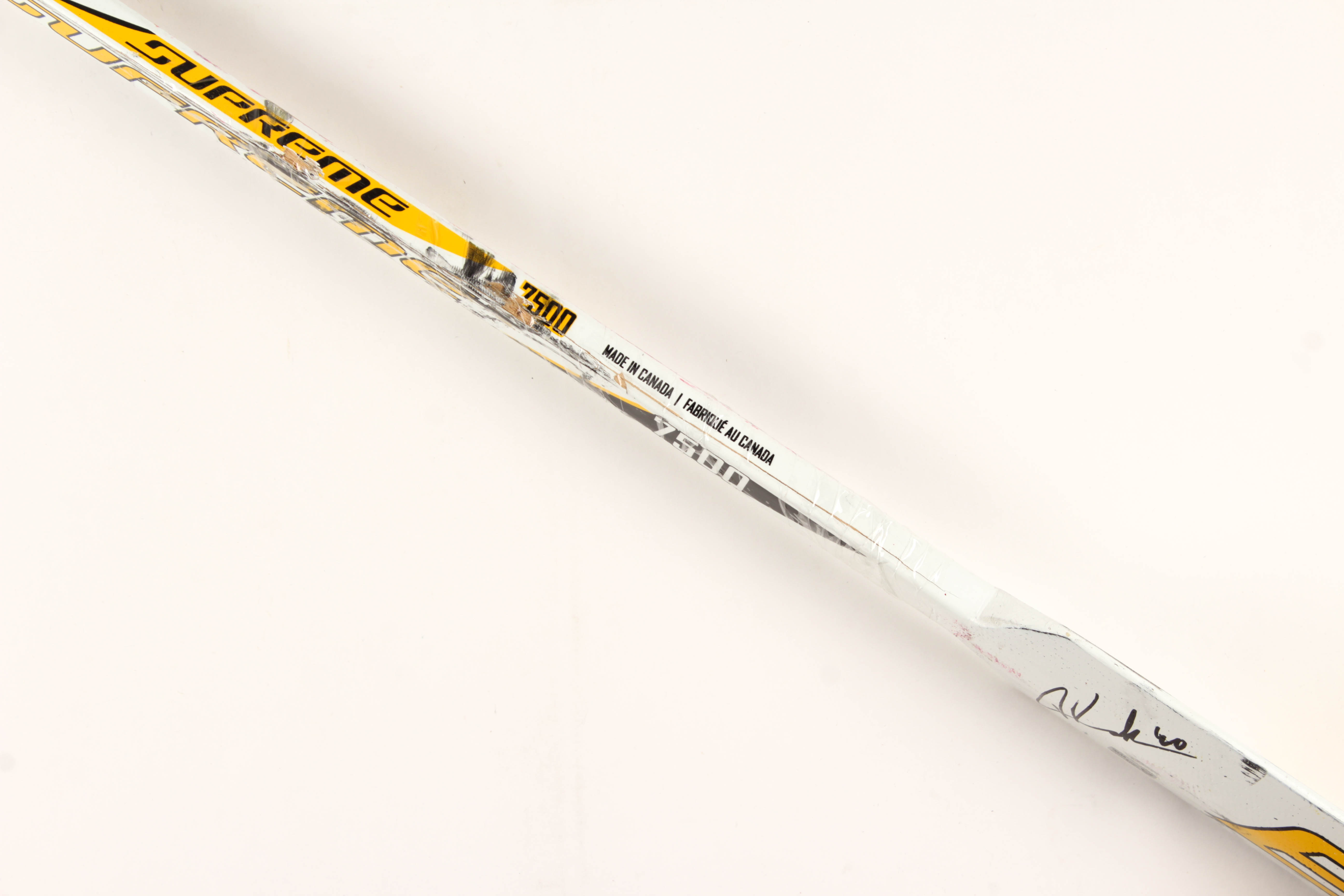 Tuukka Rask Signed Game-Used Bauer Goalie Stick (Rask COA) at PristineAuction.com Tuukka Rask Signed Game-Used Bauer Goalie Stick (Rask COA) at PristineAuction.com