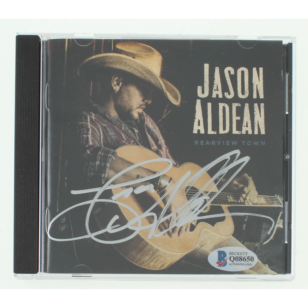 Jason Aldean Signed "Rearview Town" CD Album (Beckett COA) Pristine
