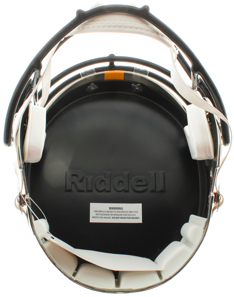 Jack Lambert Signed Steelers Full-Size Chrome Speed Helmet Inscribed "HOF '90" (Beckett COA) at PristineAuction.com Jack Lambert Signed Steelers Full-Size Chrome Speed Helmet Inscribed "HOF '90" (Beckett COA) at PristineAuction.com