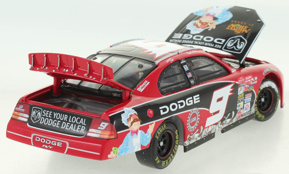 Bill Elliott LE #9 Dodge / Muppets 25th Anniversary NASCAR 2002 Intrepid 1:24 Scale Diecast Car at PristineAuction.com Bill Elliott LE #9 Dodge / Muppets 25th Anniversary NASCAR 2002 Intrepid 1:24 Scale Diecast Car at PristineAuction.com