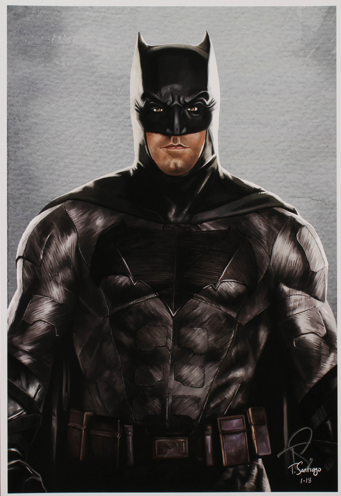 Tony Santiago - Batman - DC Comics 13x19 Signed Lithograph (PA) at PristineAuction.com Tony Santiago - Batman - DC Comics 13x19 Signed Lithograph (PA) at PristineAuction.com