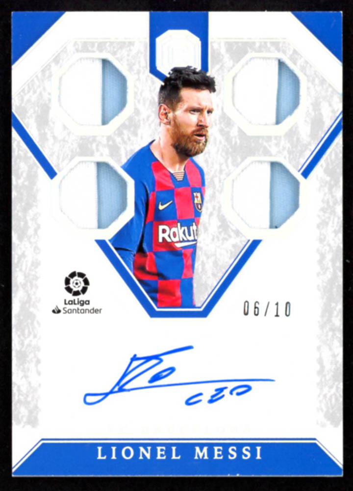 Lionel Messi 2019-20 Chronicles Soccer Cornerstones Auto Prime #C-LM at PristineAuction.com Lionel Messi 2019-20 Chronicles Soccer Cornerstones Auto Prime #C-LM at PristineAuction.com