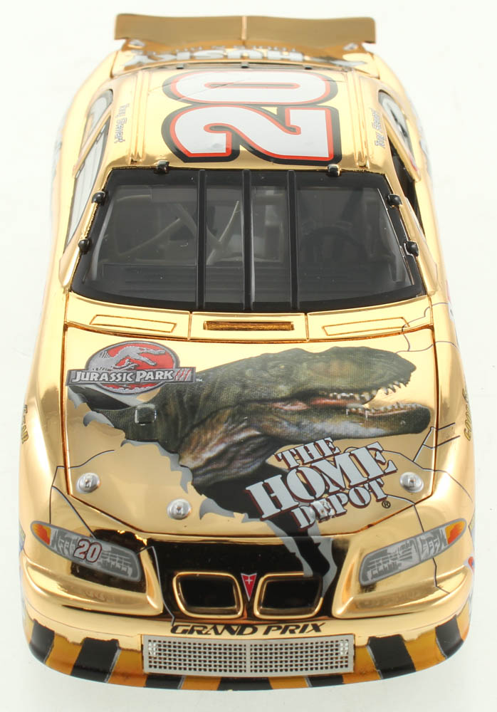 Tony Stewart LE #20 Home Depot / Jurassic Park III 2001 Grand Prix 24KT 1:24 Scale Die Cast Car at PristineAuction.com Tony Stewart LE #20 Home Depot / Jurassic Park III 2001 Grand Prix 24KT 1:24 Scale Die Cast Car at PristineAuction.com