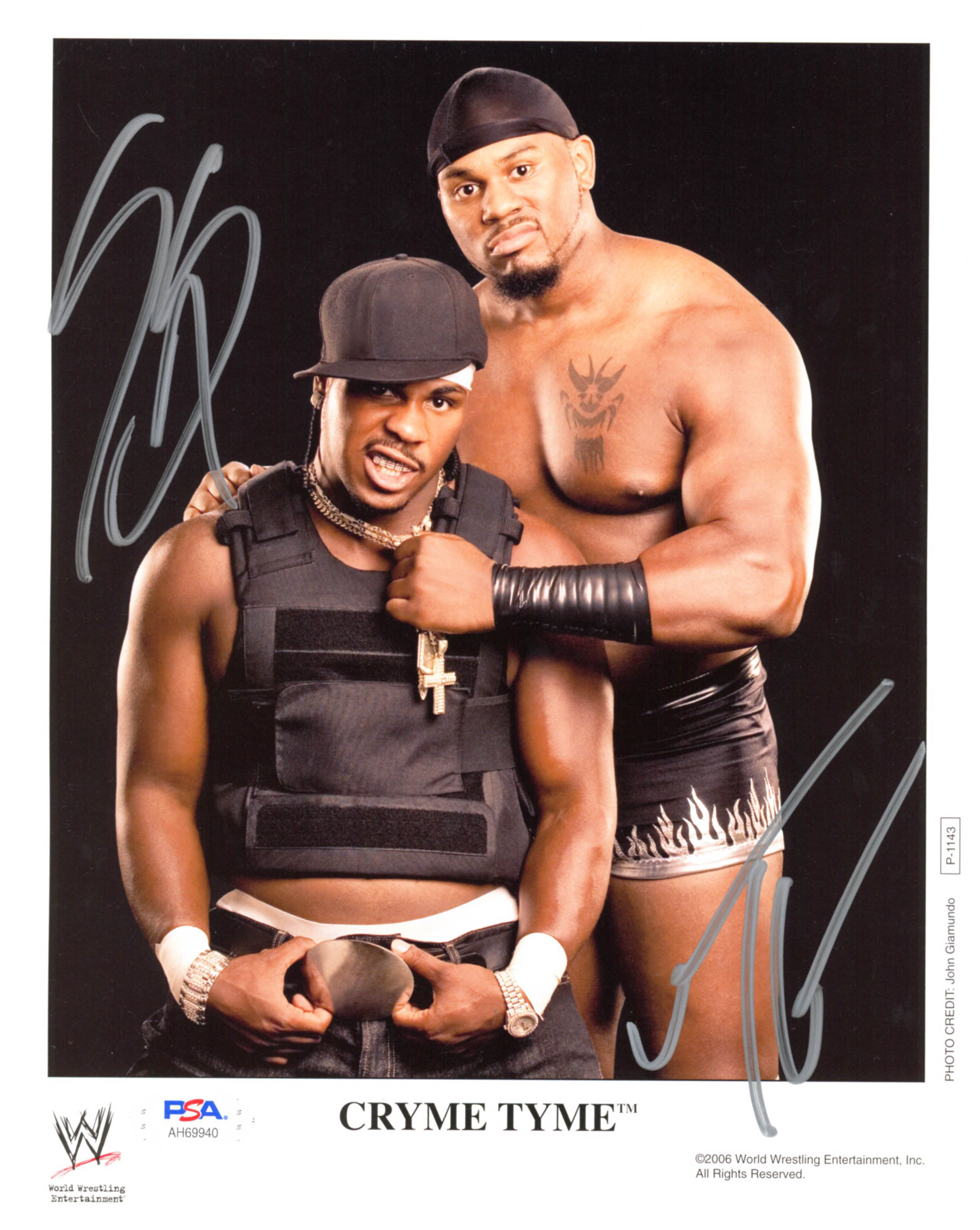 JTG & Shad Gaspard Signed WWE 8x10 Photo (PSA) at PristineAuction.com JTG & Shad Gaspard Signed WWE 8x10 Photo (PSA) at PristineAuction.com