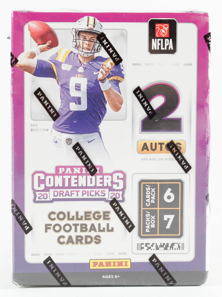 2020 Panini Contenders Draft Picks Football Blaster Box of (42) Cards at PristineAuction.com 2020 Panini Contenders Draft Picks Football Blaster Box of (42) Cards at PristineAuction.com
