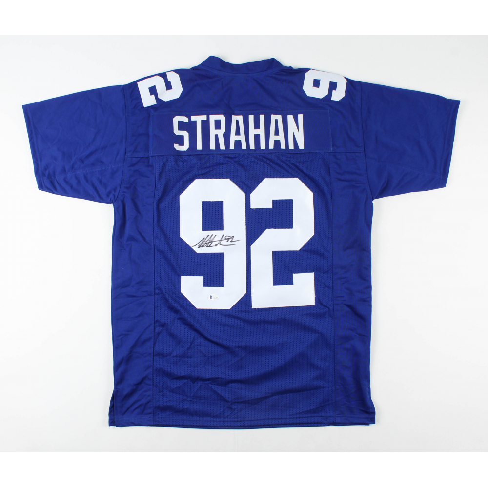 michael strahan signed jersey