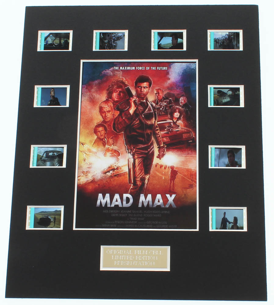 "Mad Max" LE 8x10 Custom Matted Original Film / Movie Cell Display at PristineAuction.com "Mad Max" LE 8x10 Custom Matted Original Film / Movie Cell Display at PristineAuction.com