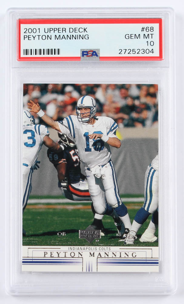 Peyton Manning 2001 Upper Deck #68 (PSA 10) at PristineAuction.com Peyton Manning 2001 Upper Deck #68 (PSA 10) at PristineAuction.com