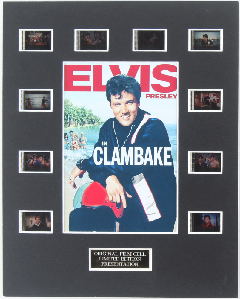 "Clambake" LE 8x10 Custom Matted Original Film / Movie Cell Display at PristineAuction.com "Clambake" LE 8x10 Custom Matted Original Film / Movie Cell Display at PristineAuction.com