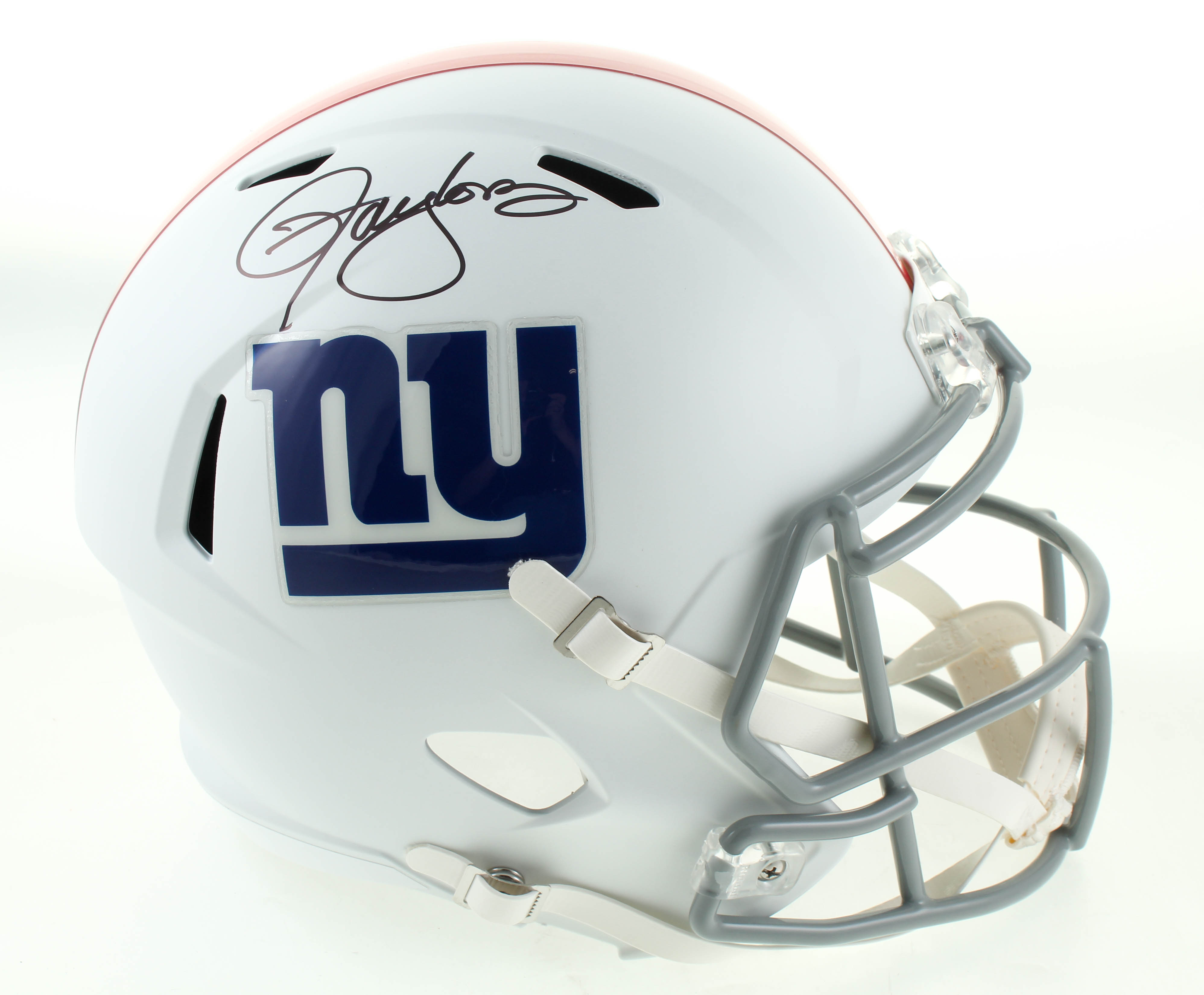 Lawrence Taylor Signed Giants Full-Size Matte White Speed Helmet (Schwartz Sports COA) at PristineAuction.com Lawrence Taylor Signed Giants Full-Size Matte White Speed Helmet (Schwartz Sports COA) at PristineAuction.com