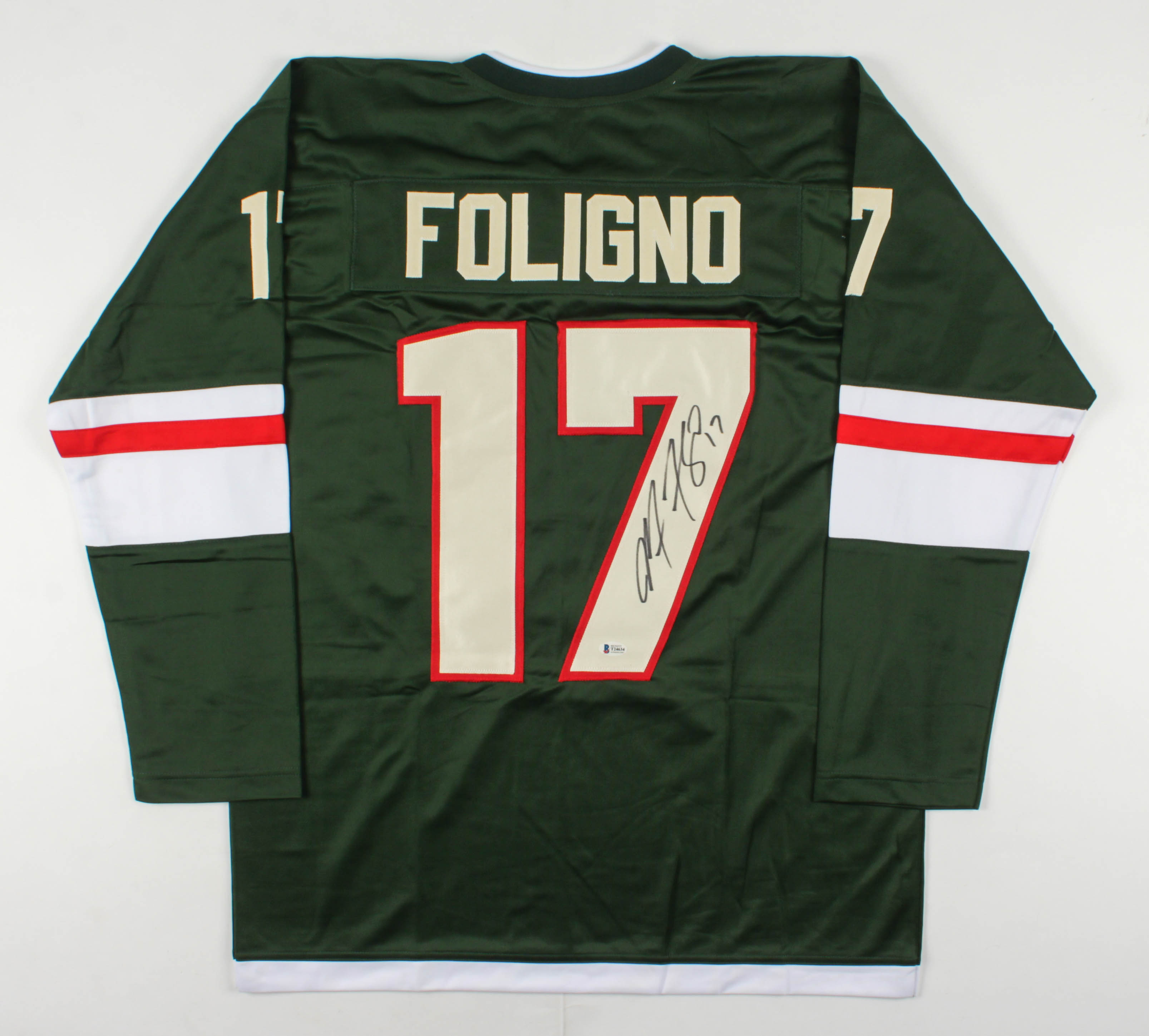 Marcus Foligno Signed Jersey (Beckett COA) at PristineAuction.com Marcus Foligno Signed Jersey (Beckett COA) at PristineAuction.com