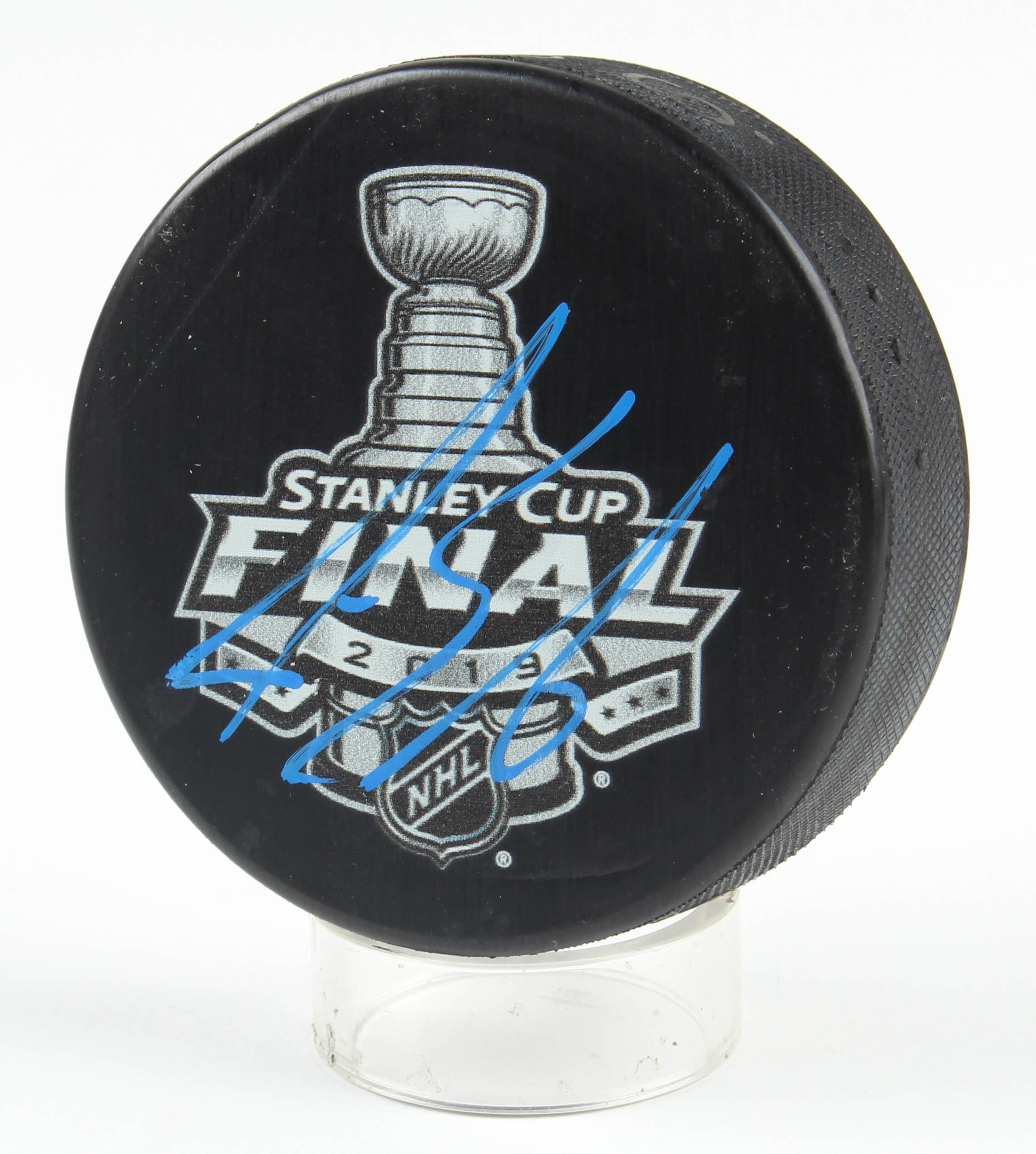 Joel Edmundson Signed 2019 Stanley Cup Final Hockey Puck (Beckett COA) at PristineAuction.com Joel Edmundson Signed 2019 Stanley Cup Final Hockey Puck (Beckett COA) at PristineAuction.com