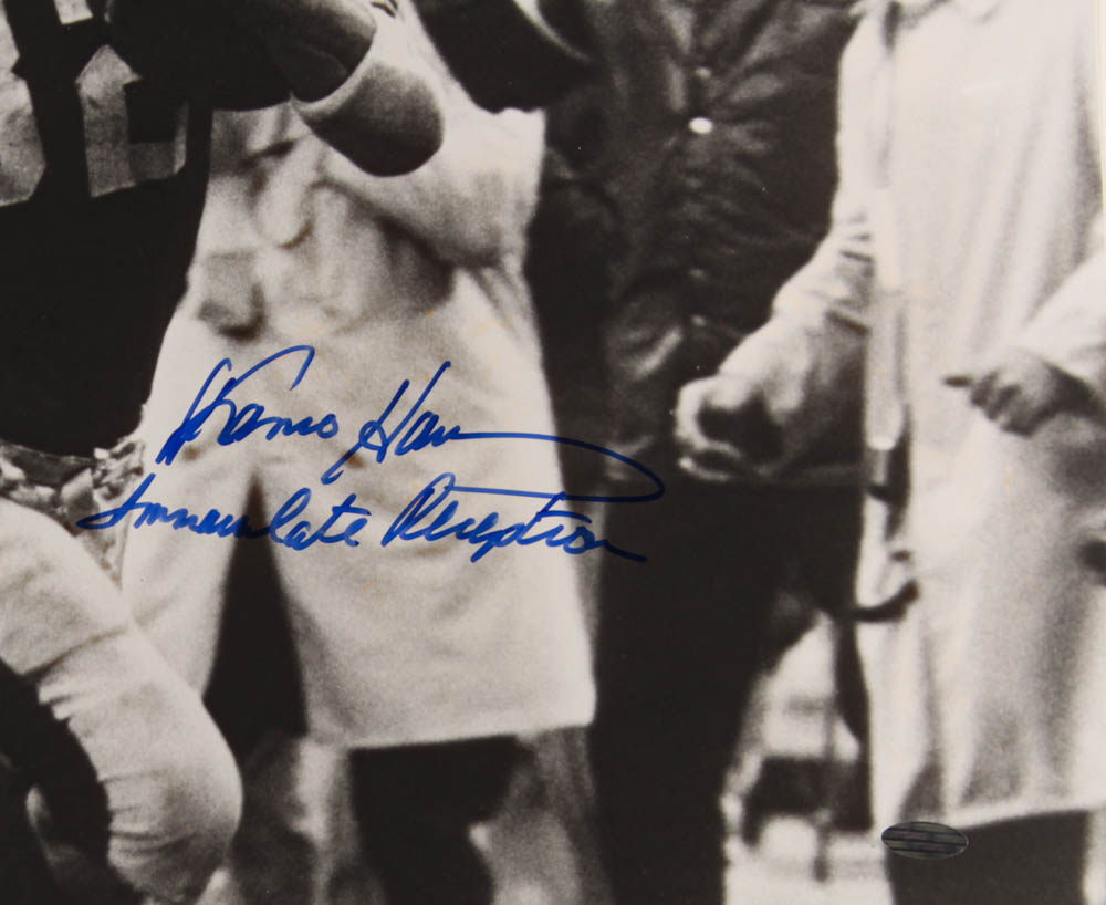 Franco Harris Signed LE Steelers 16x20 Photo Inscribed "Immaculate Reception" (Steiner COA) at PristineAuction.com Franco Harris Signed LE Steelers 16x20 Photo Inscribed "Immaculate Reception" (Steiner COA) at PristineAuction.com