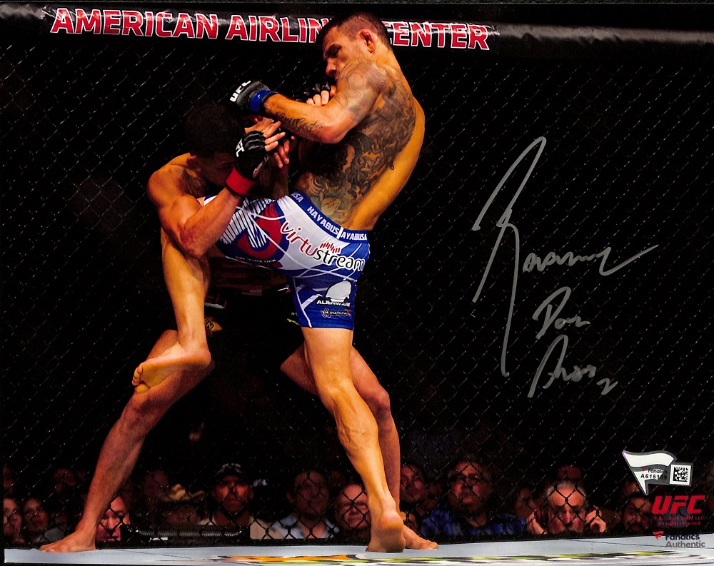 Rafael Dos Anjos Signed UFC 8x10 Photo (Fanatics Hologram) at PristineAuction.com Rafael Dos Anjos Signed UFC 8x10 Photo (Fanatics Hologram) at PristineAuction.com