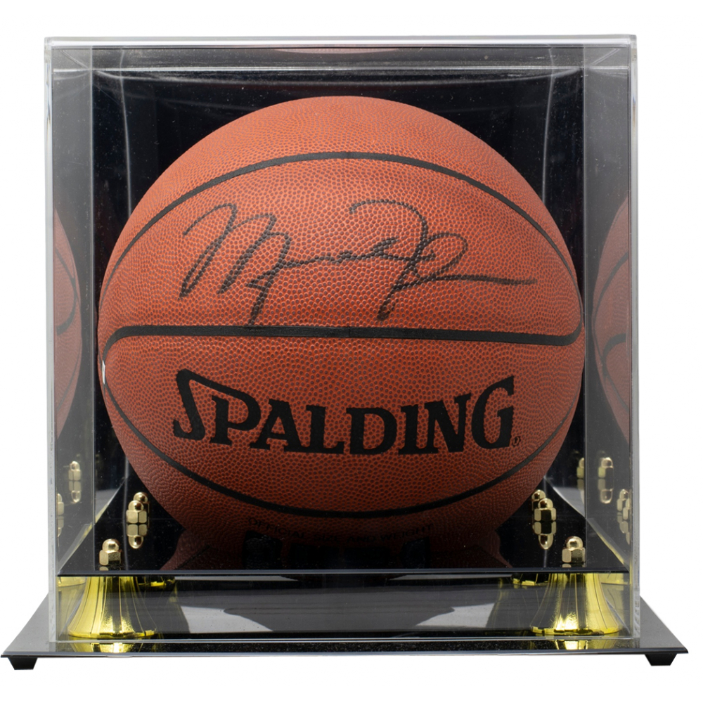 michael jordan signed basketball card