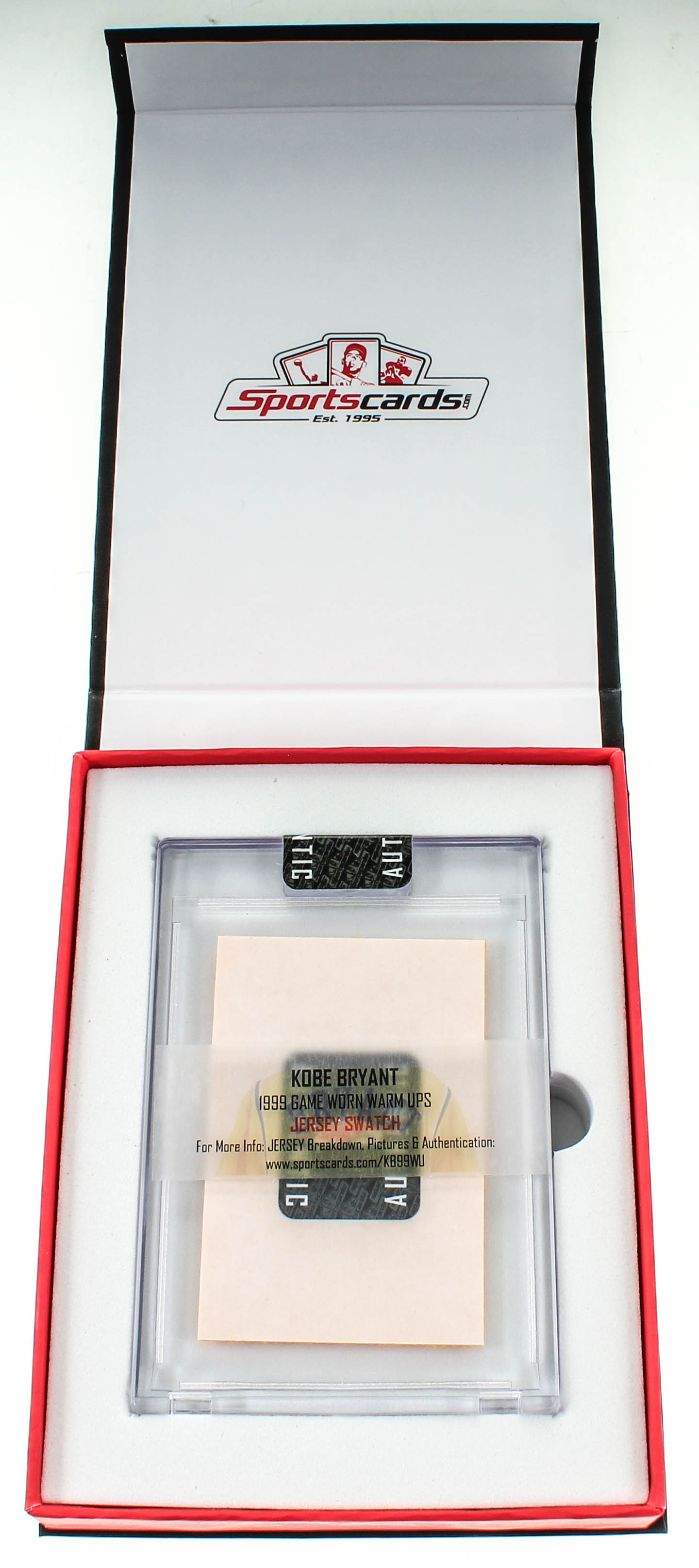 Lot of (2) Kobe Bryant Items With Signed NBA Basketball With Display Case & 1999 Game Worn Warm Ups Piece (Beckett LOA & PSA Hologram) at PristineAuction.com Lot of (2) Kobe Bryant Items With Signed NBA Basketball With Display Case & 1999 Game Worn Warm Ups Piece (Beckett LOA & PSA Hologram) at PristineAuction.com